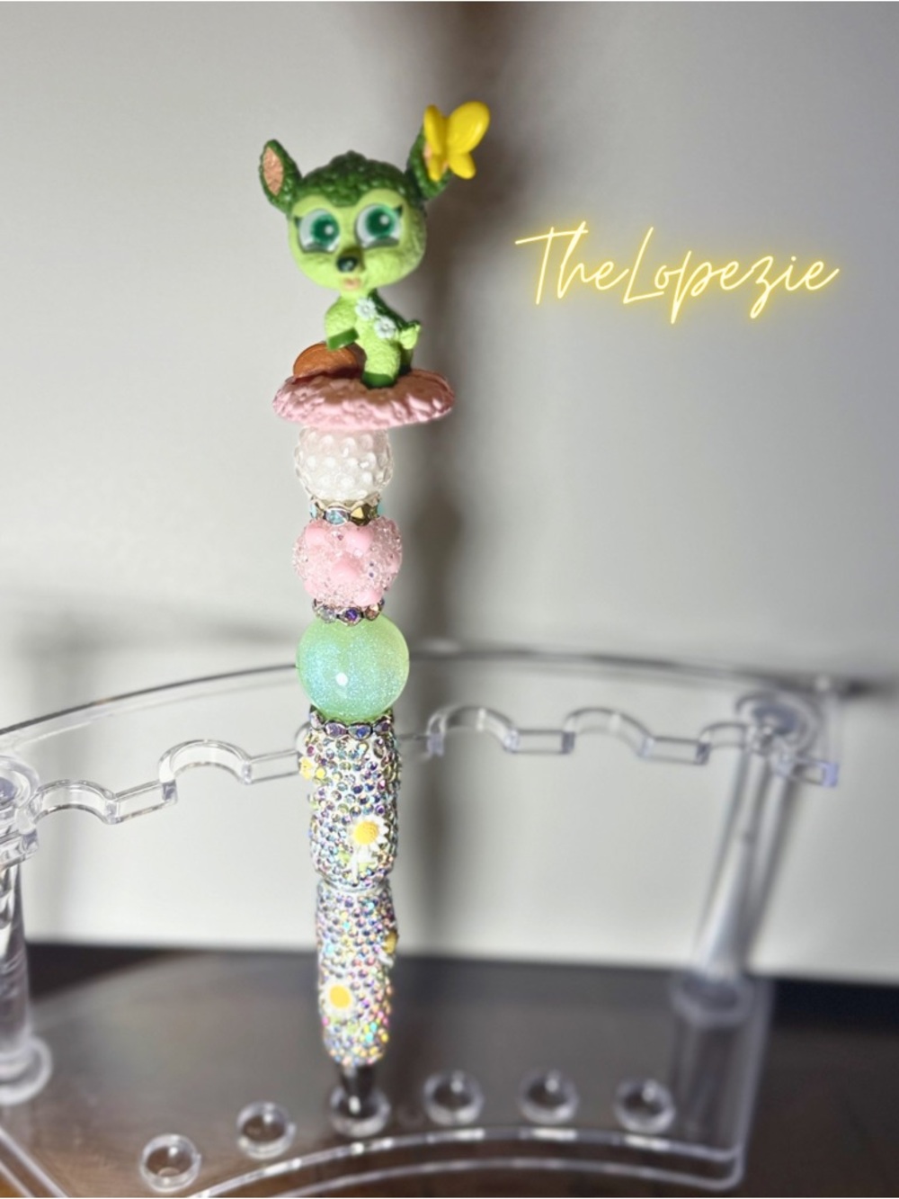 Handcrafted Bambi inspired Beaded Pen 🖊️